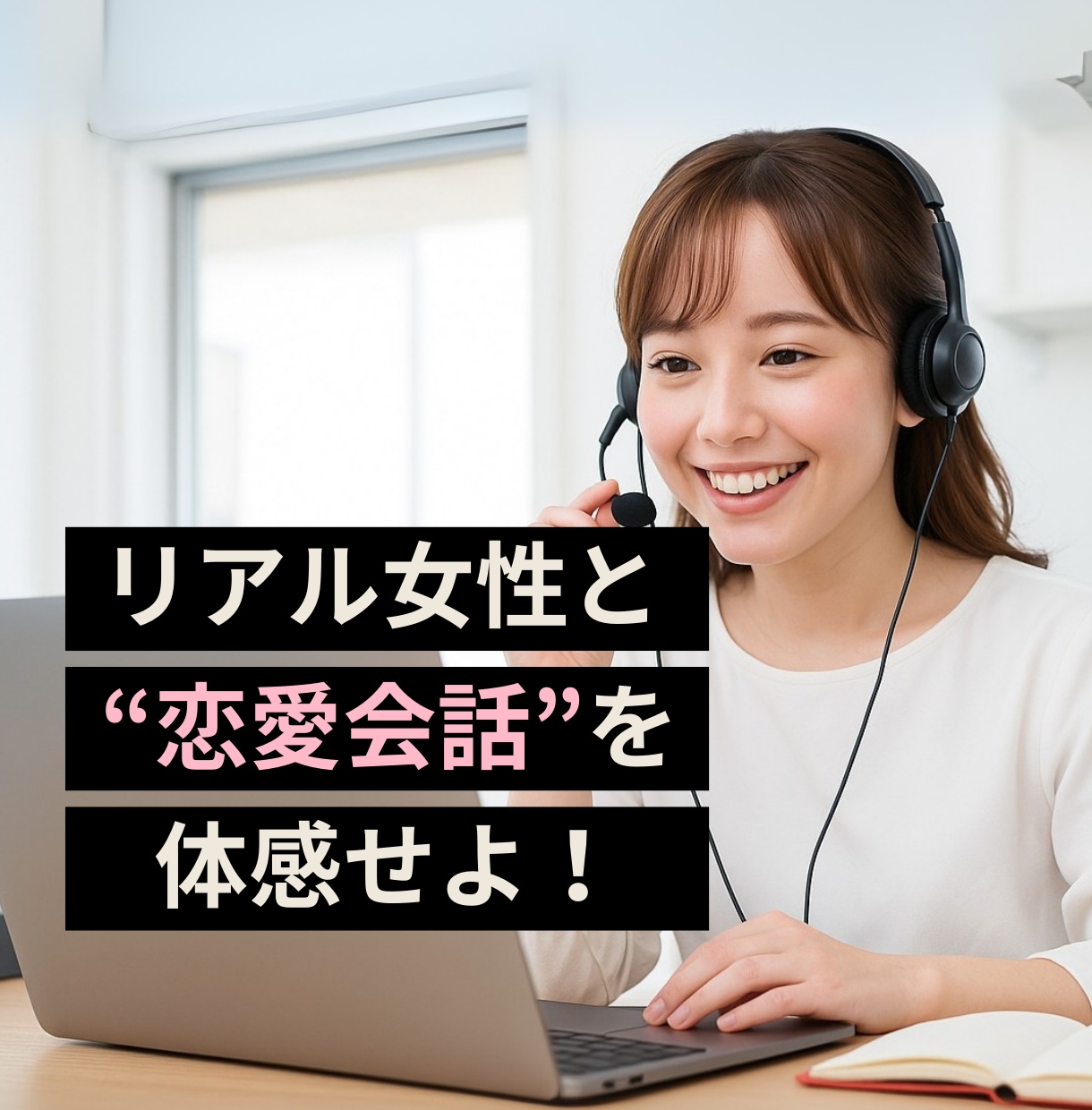 リアル女性がマッチングアプリ通話の模擬練習をします "なぜか盛り上がらない…"をリアル女性とのレッスンで解決！ イメージ1