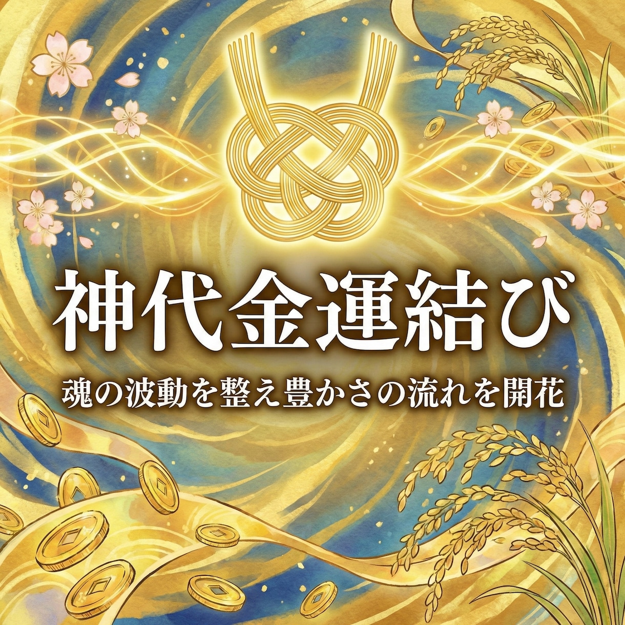 神代金運結び　魂の波動を整え豊かさの流れを開きます お金を受け取る意識と波動を整え豊かさの循環へ導く神代式調整 イメージ1