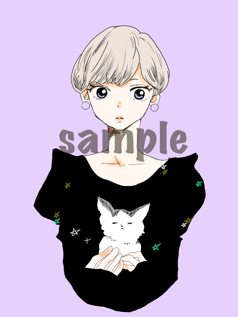 綺麗系、ふんわり可愛い系イラストお描きします 商用可！お写真を元に、イメージに合わせてお描きします。 イメージ7