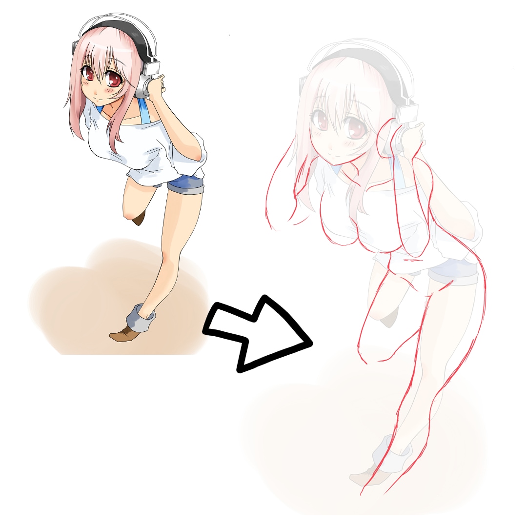 画力向上に！格安でイラスト添削します 絵が上手くなりたい人のためにイラスト添削します！ イメージ1