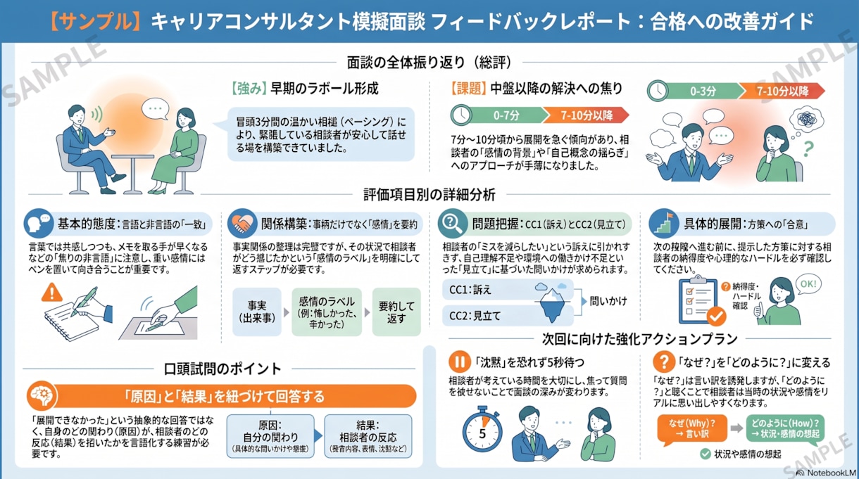 3回パック国キャリアコンサルタントのロープレします 2級技能士が丁寧に説明します。3回分優先予約致します！ イメージ2