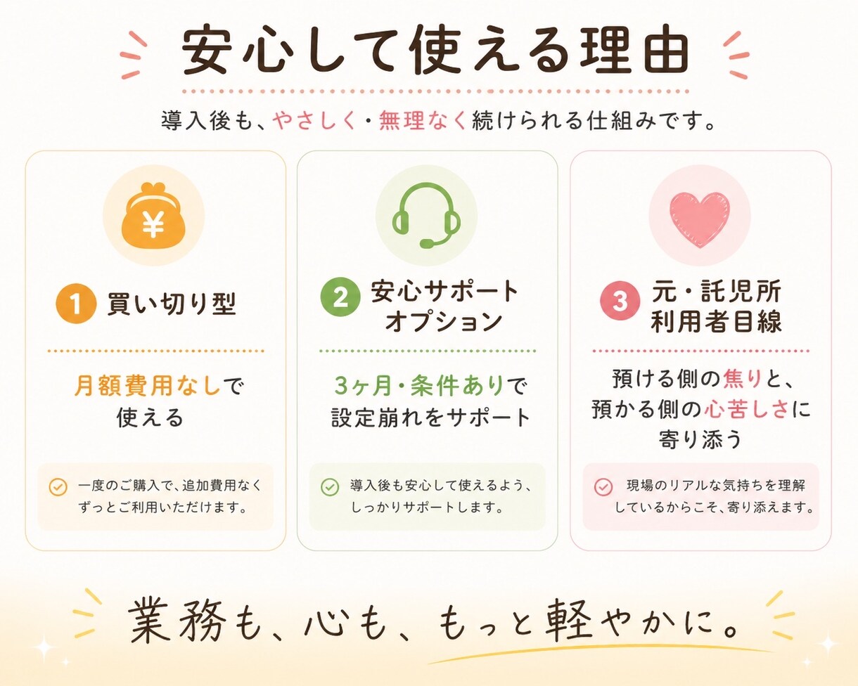 オムカエ｜託児所/一時保育向けのサービス作ります 「お迎え来られますか？」の双方の負担を優しく軽減。 イメージ4