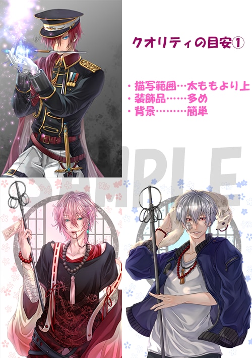 表紙、挿絵、立ち絵、サムネ画像など1枚絵描きます 創作/TL/BL小説の表紙や挿絵、サムネ画像などの1枚絵です イメージ2