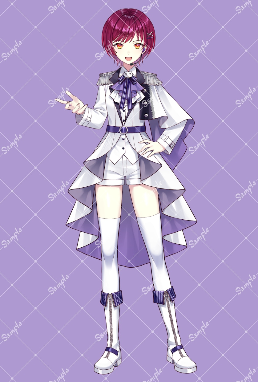Live2D用のパーツ分けしたイラストお描きします VTuber（vtuber）などの活動を予定されている方に！ イメージ6