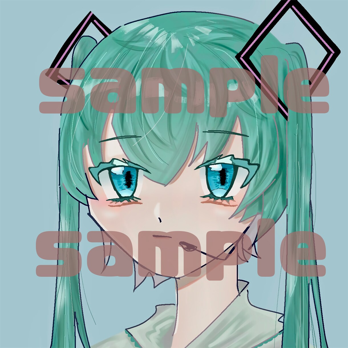 簡易SNSアイコン描きます 地雷系やかわいいなど様々なアイコンᐡ ̳ᴗ  ̫ ᴗ ̳ᐡ♡ イメージ1