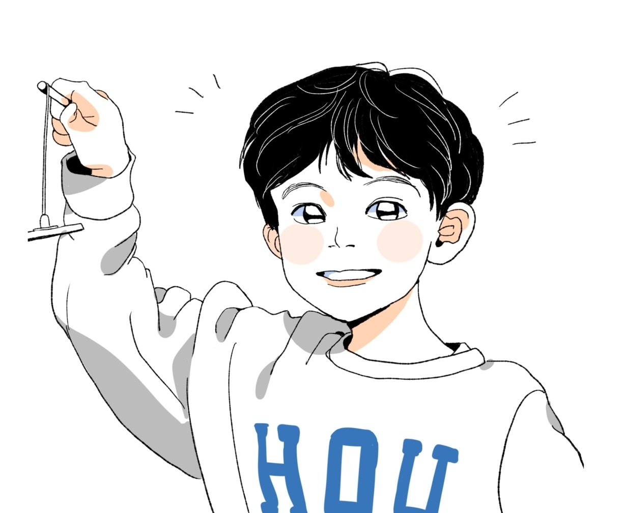 程よいデフォルメで可愛らしい似顔絵お描きます その人らしさを表現しつつ、リアルすぎず丁度いい可愛さ！ イメージ3