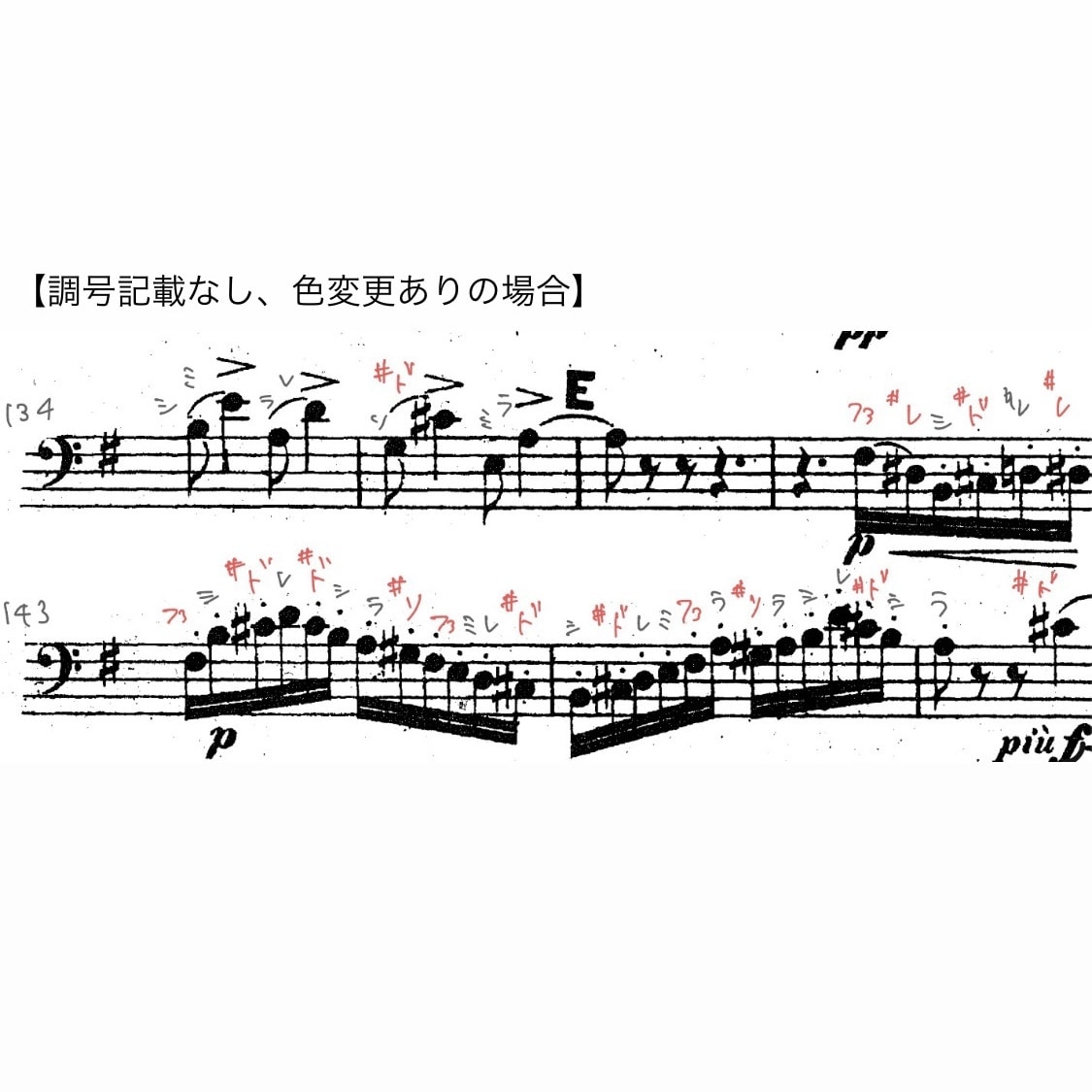 初心者、忙しい方向け♫楽譜に音名書きます お持ちの楽譜に音名を書き込みます♪ イメージ3