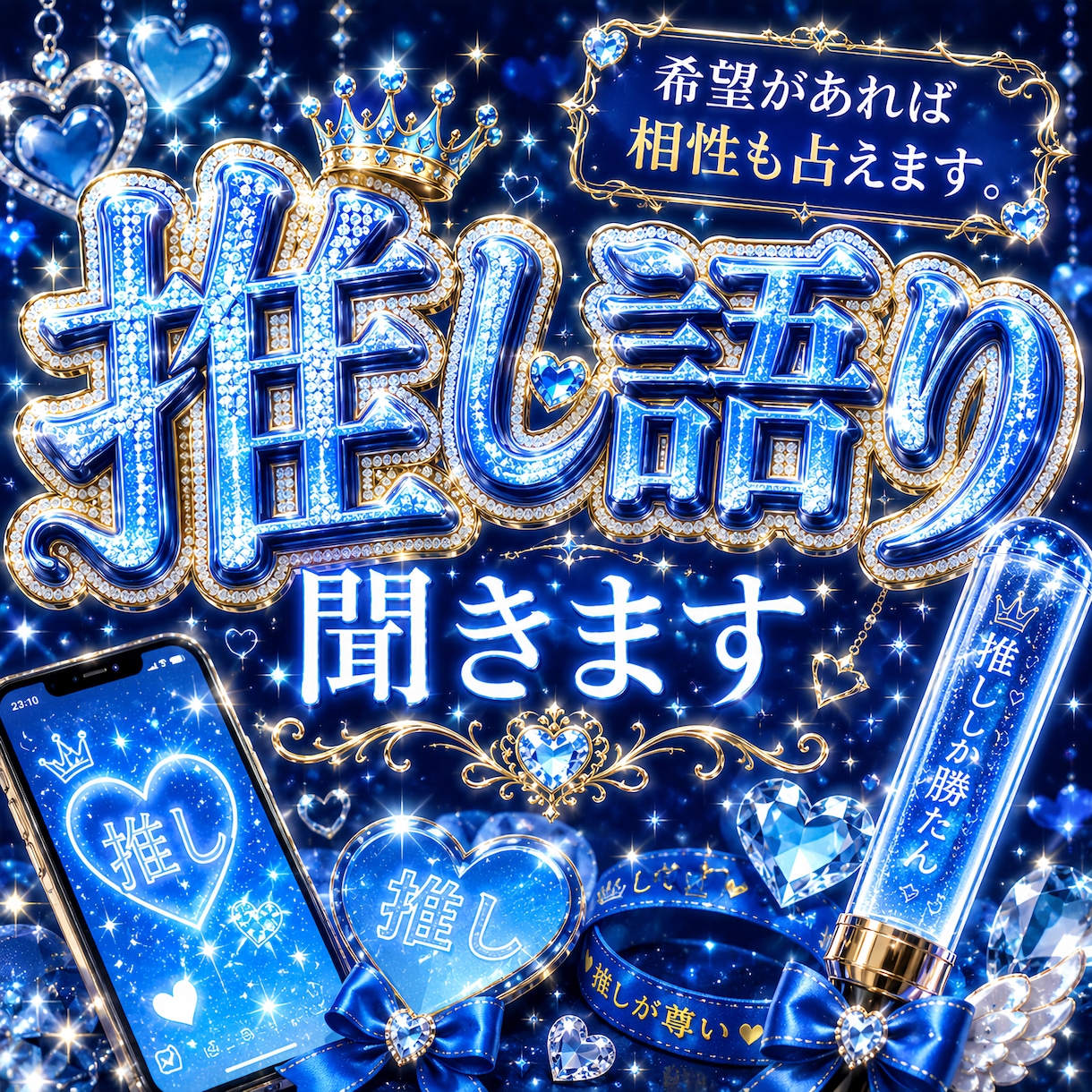 推しについての話聞きます ♡推しについての愛を語りたい人向け♡ イメージ1