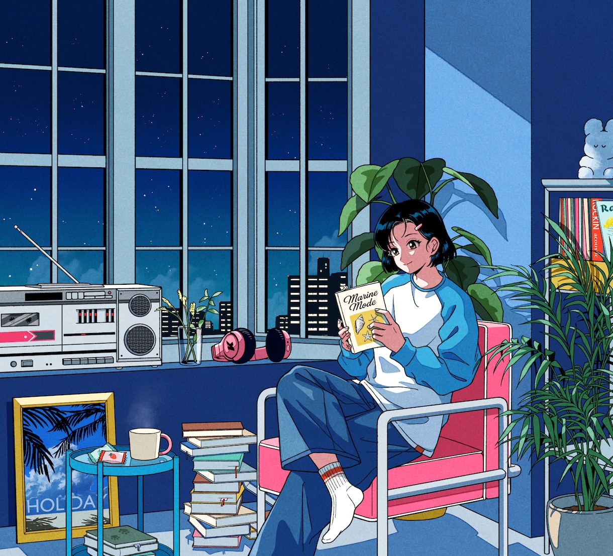 商用/EN OK◎レトロポップなイラスト描きます ◆動画サムネイル・ジャケット・グッズ・何でもご相談ください◆ イメージ1