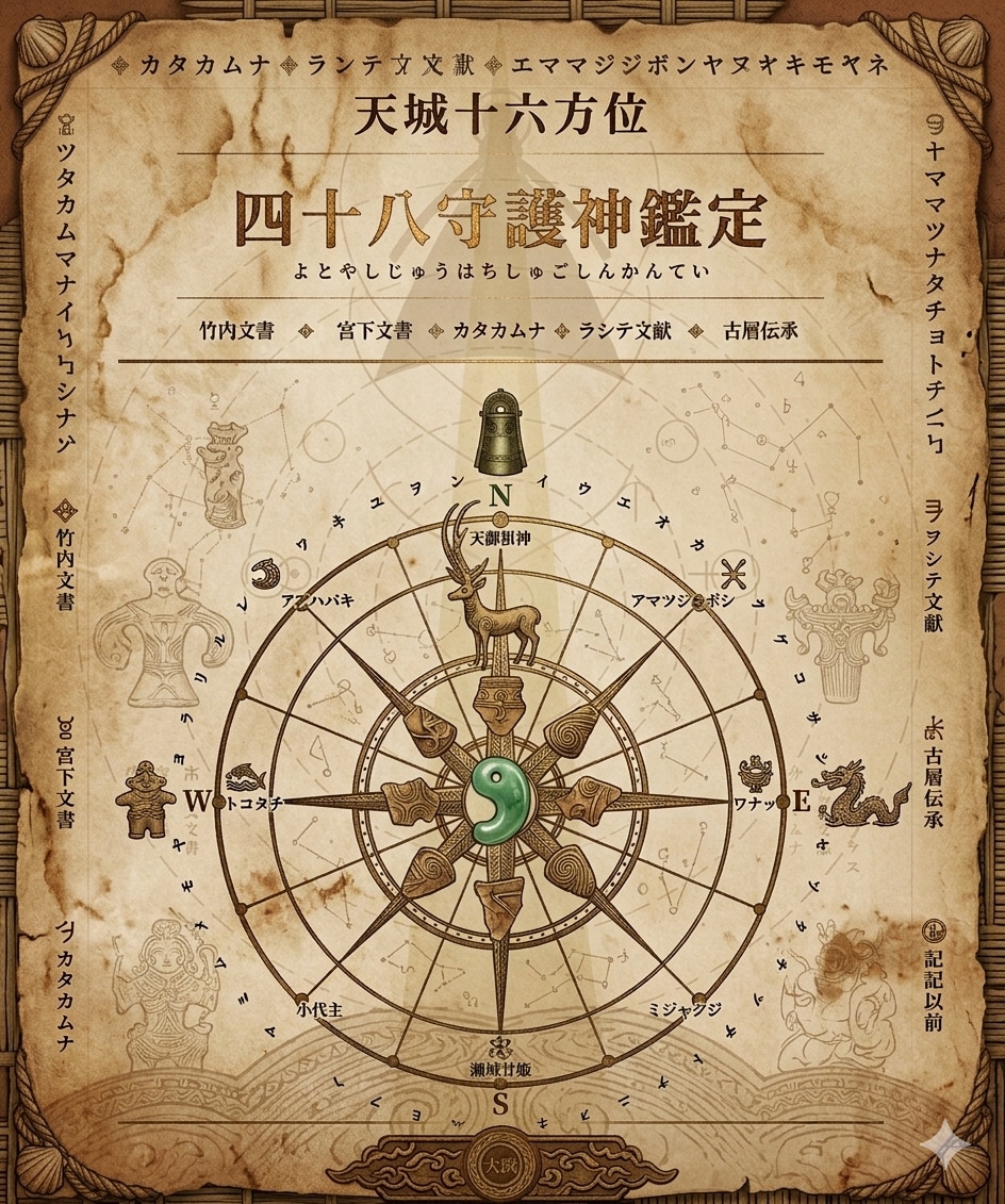 住んできた土地が、あなたの守護神を語っています 天城１６方位　四十八守護神鑑定　あなたの守護神と繋がります イメージ1