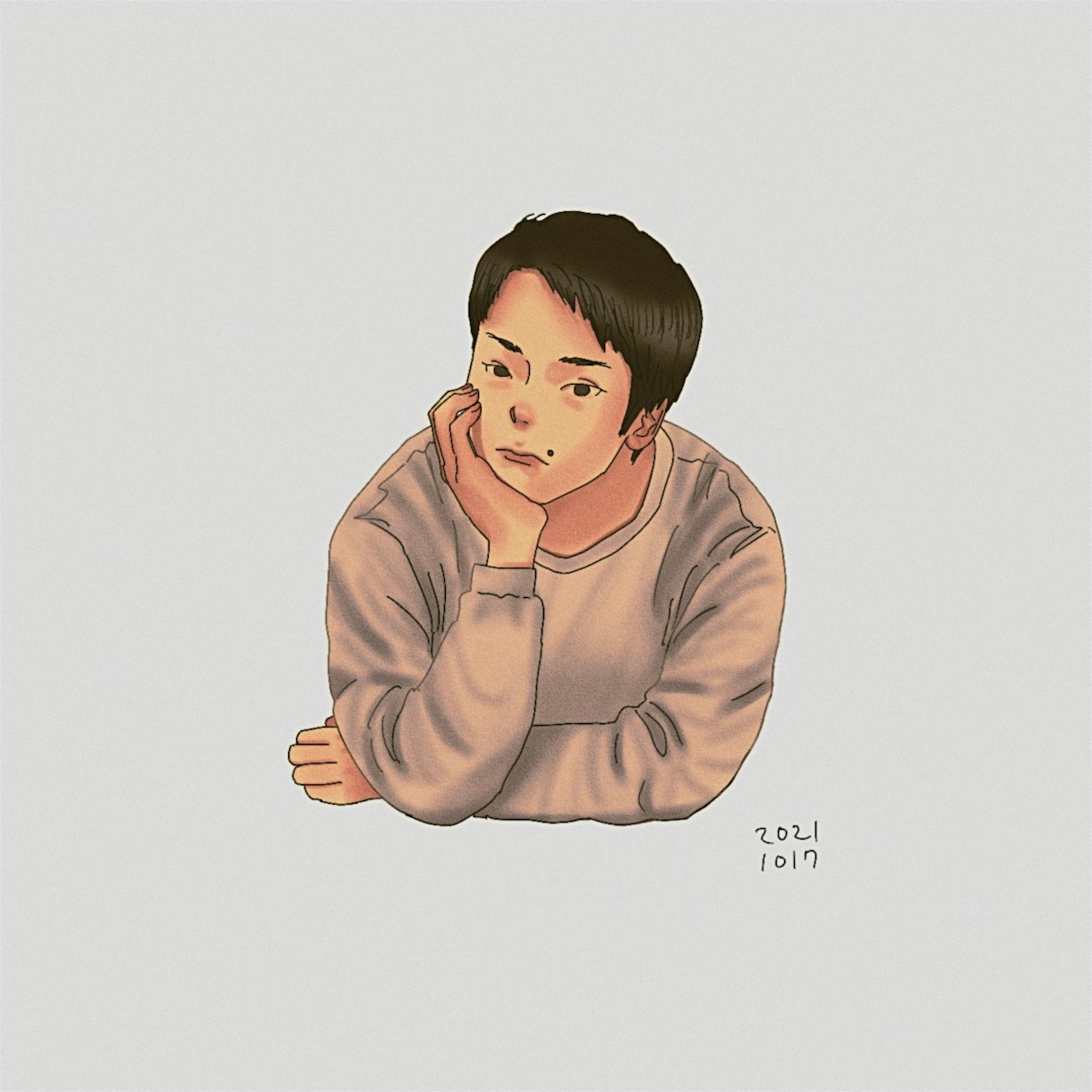 お写真からあなただけの高解像度の似顔絵制作します プレゼント、挿絵、アイコンなどに使えます！ イメージ9