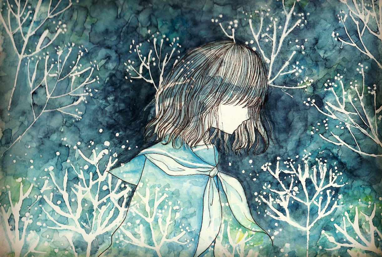 透明感のある水彩イラスト制作します MV、CDジャケット、本の表紙、挿絵など イメージ1