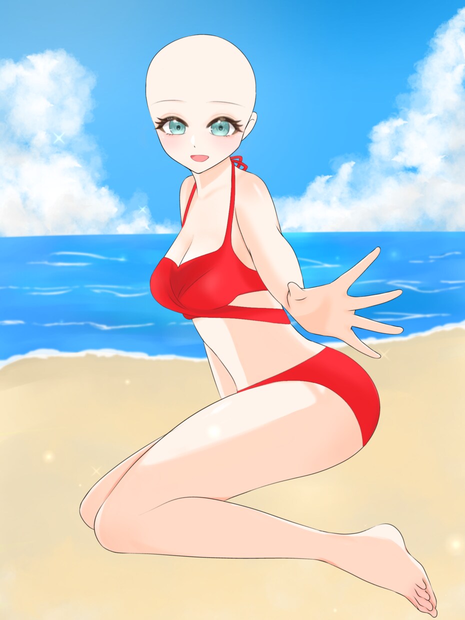 量産水着イラスト描きます 3種類の水着からお選びいただけます！ イメージ3