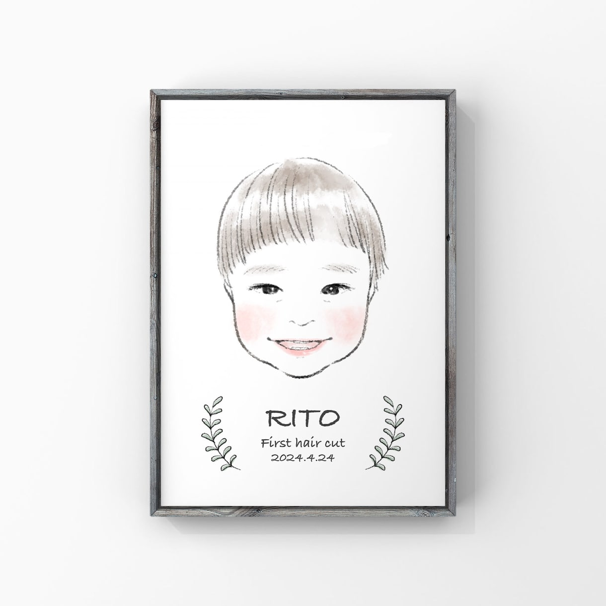 心に残るファーストカットのイラストをお描きします やさしいタッチで描く世界にひとつの記念品に♡ イメージ5