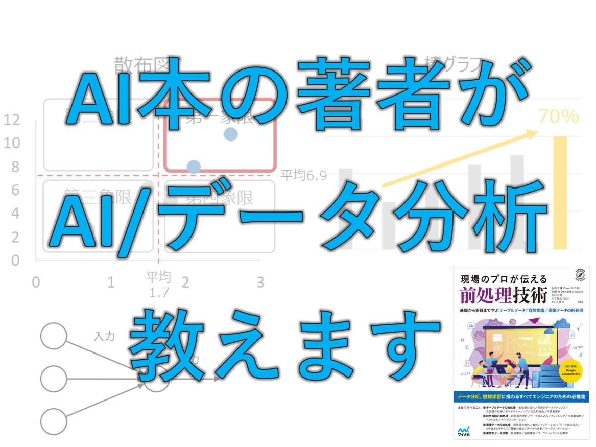 AI/データ分析のプロが初心者にレッスンします AI本の著者がやさしく要点を教えます イメージ1