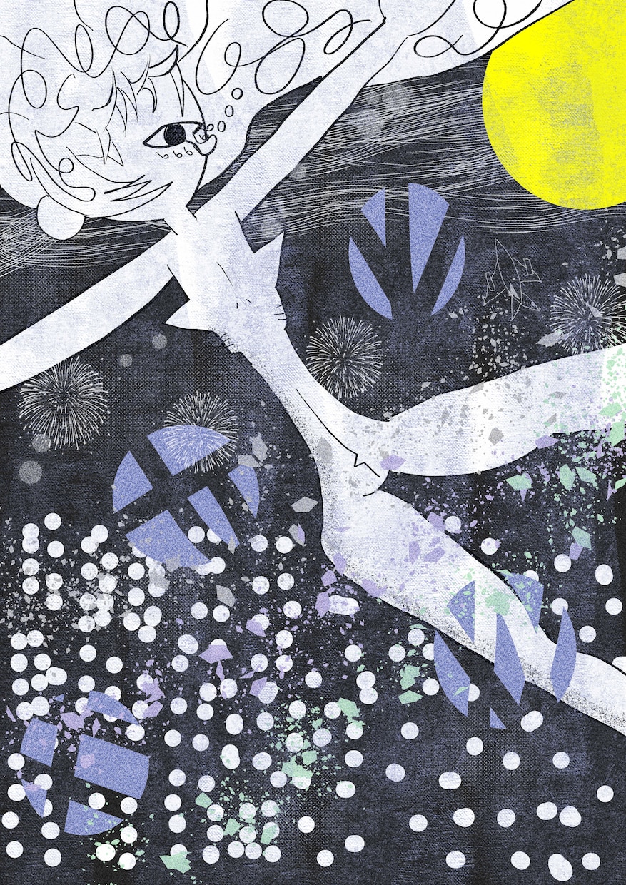 ボカロMV・ジャケのアートチックな一枚絵作ります アートチックでサブカルな一枚絵描きます。可愛くて不気味です イメージ3