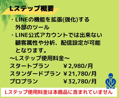 3名様限定価格！3万円でLステップ構築代行します 3名様限定！基本的な設定が揃ったパック。追加費用発生なし！ イメージ3