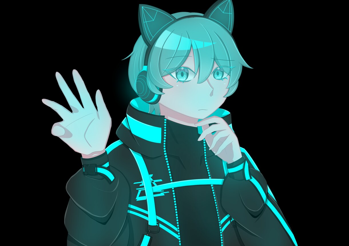 キャラクターを描きます 背景のデザインも作成できます。 イメージ5