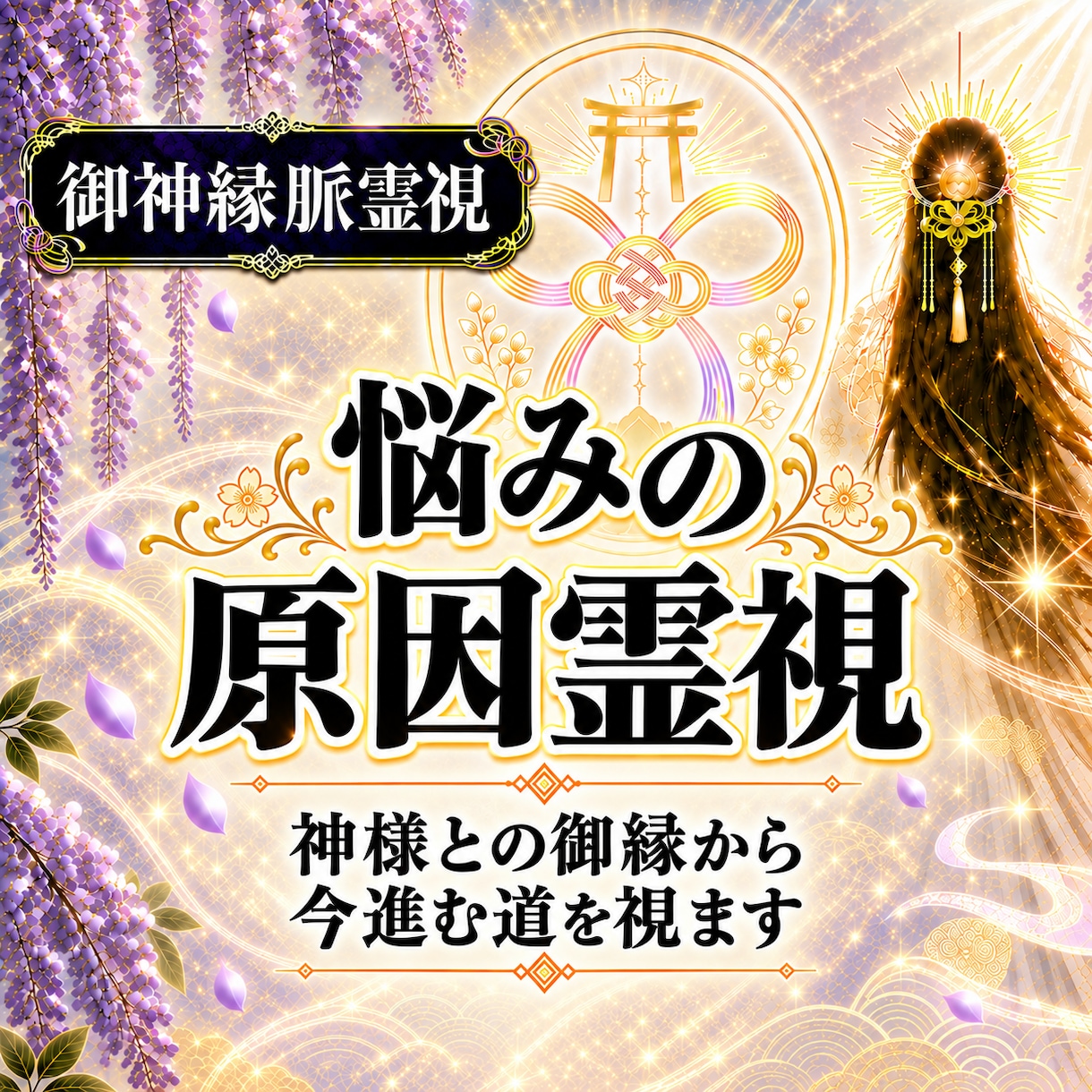 霊視で悩みの原因と今進むべき道を視ます 御神縁を辿り、恋愛・仕事・人間関係の滞りを丁寧にお伝えします イメージ1