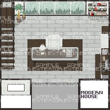 pixtSQUARE用の店舗外観を制作します ワンルーム風のオシャレな店舗外観を制作します イメージ4