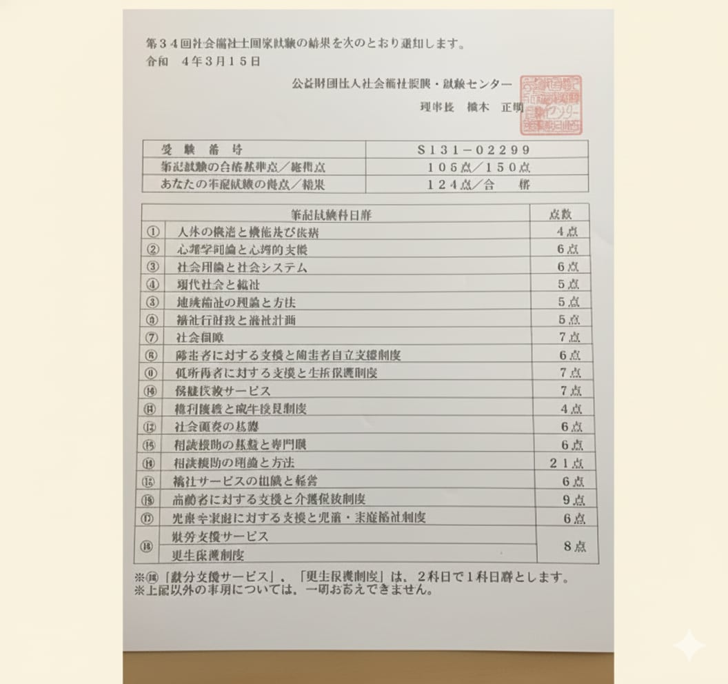 社会福祉士に高得点で一発合格した勉強方法伝授します 福祉未経験・40代・週5勤務でも一発合格した勉強法教えます！ イメージ5