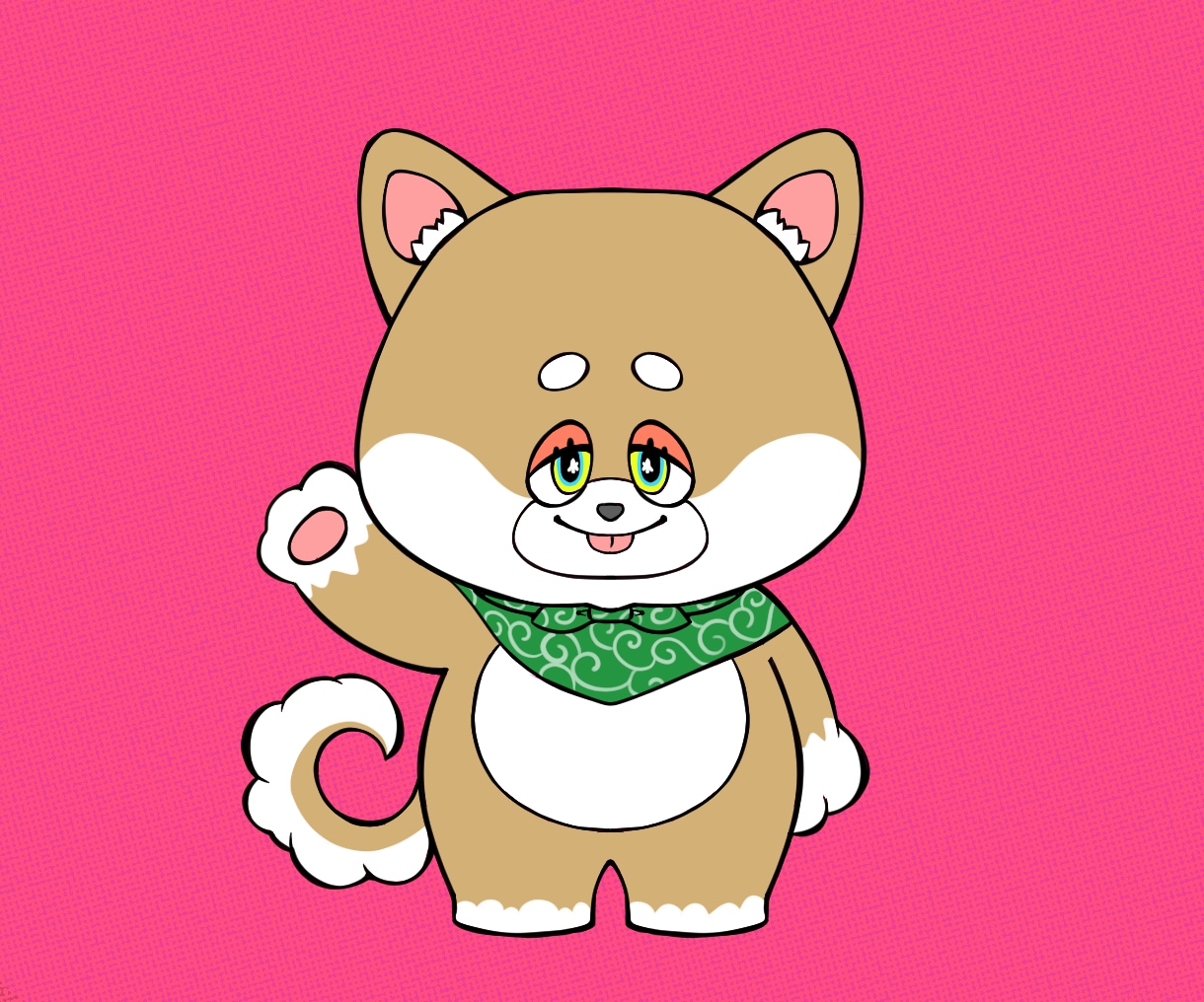 レトロポップでかわいい動物キャラクター作成します ペットのキャラクター化・マスコット・アイコンなど◎ イメージ5