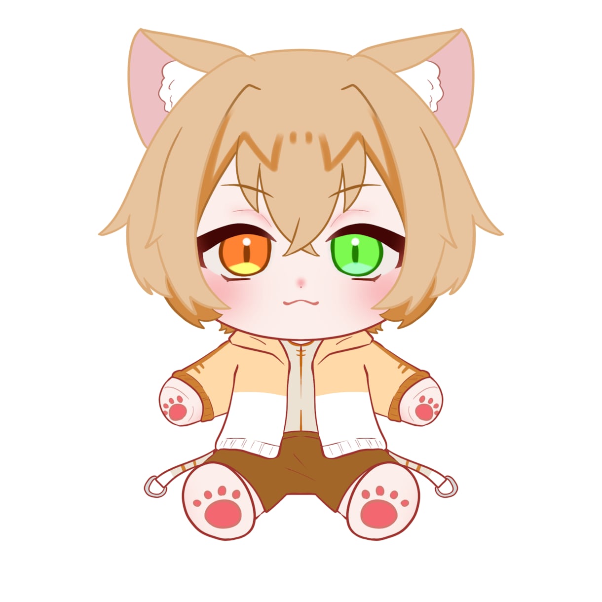 ぬい風SDイラスト描きます 即納!商用利用込みのぬい風SDイラスト描きます イメージ3