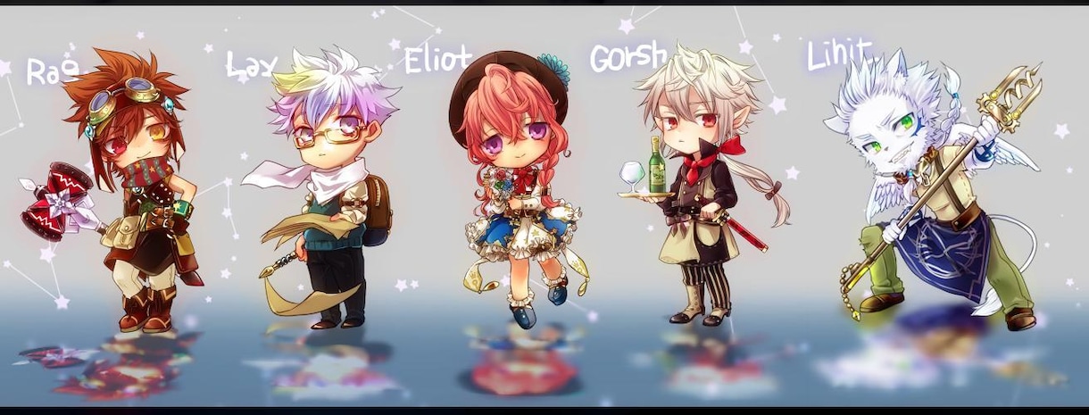 かわいいミニキャラのイラスト描きます SNS・動画素材・プライズ品に！ イメージ4