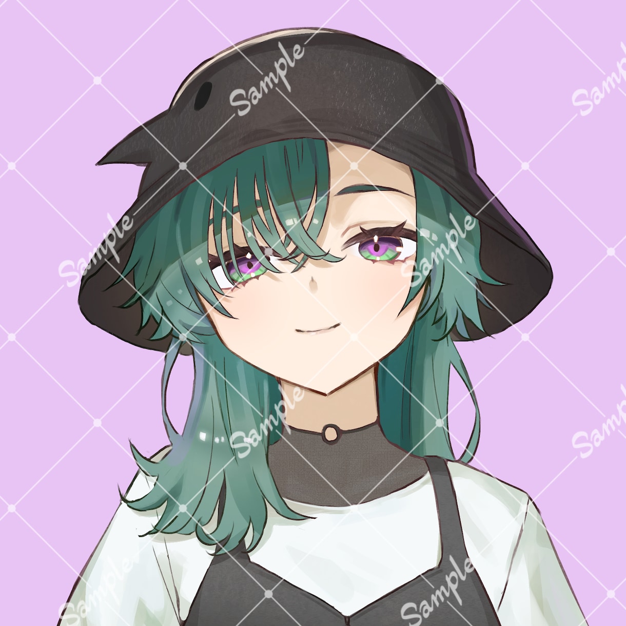 可愛い！アイコンイラストを制作します SNS用、個人用に厚塗りで雰囲気のあるアイコンを描きます イメージ9