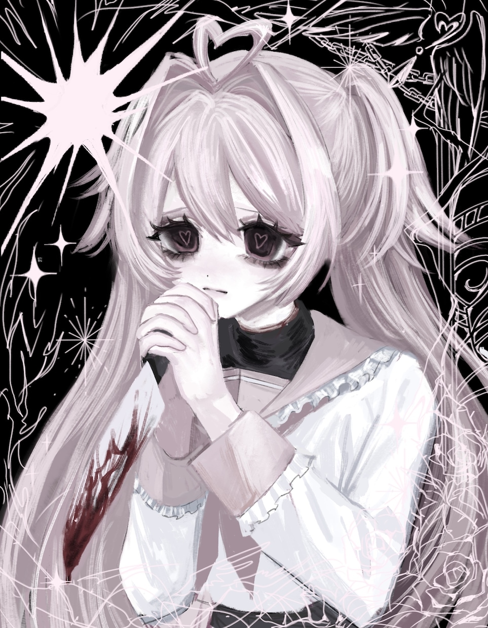 アイコン、一枚絵、立ち絵、お描きします ダウナーな雰囲気の厚塗りイラストが得意です イメージ1
