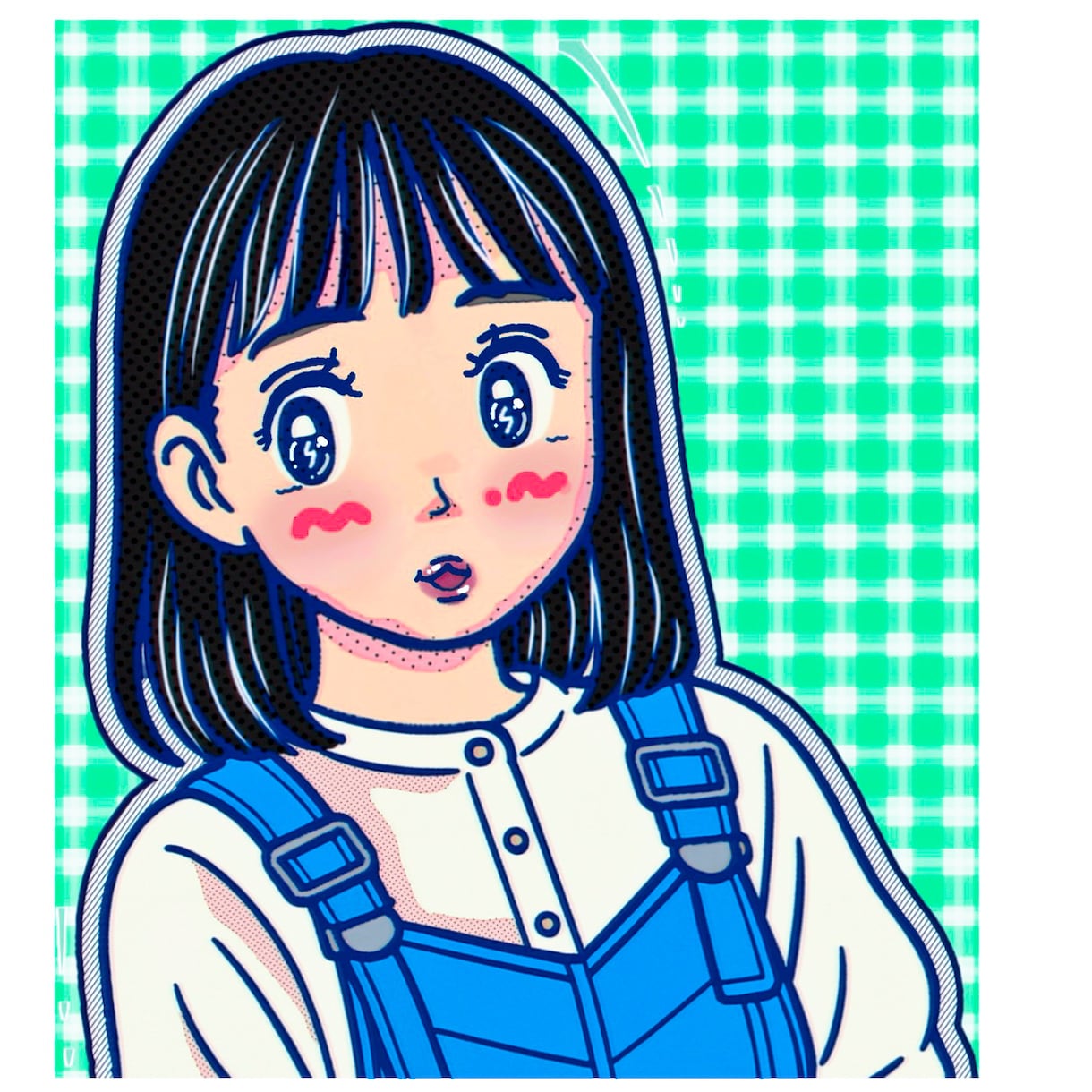 レトロ似顔絵であなたの世界観ごと描きます あなたの“可愛い”がひとめで伝わる♡ SNSアイコンにも◎ イメージ2
