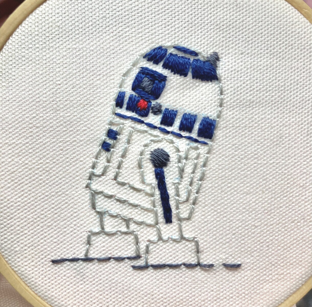 お好きなイラストをご希望の服や布に刺繍します お子さんが書いた絵やオリジナルイラストを刺繍いたします。 イメージ3