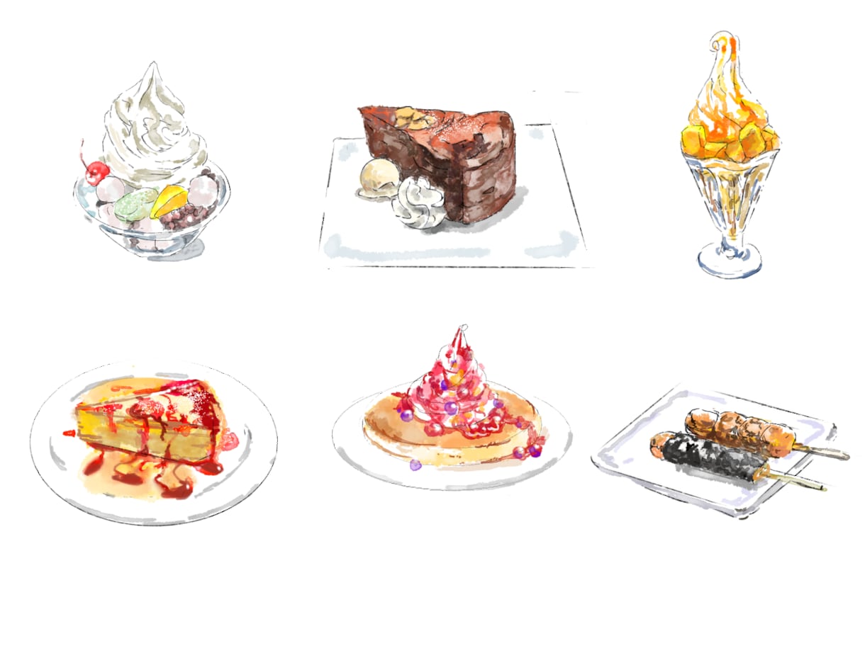 メニューなどに!美味しそうな果物食べ物描きます シズル感ならお任せ。確かなデッサン力で描く目を惹くイラスト イメージ2