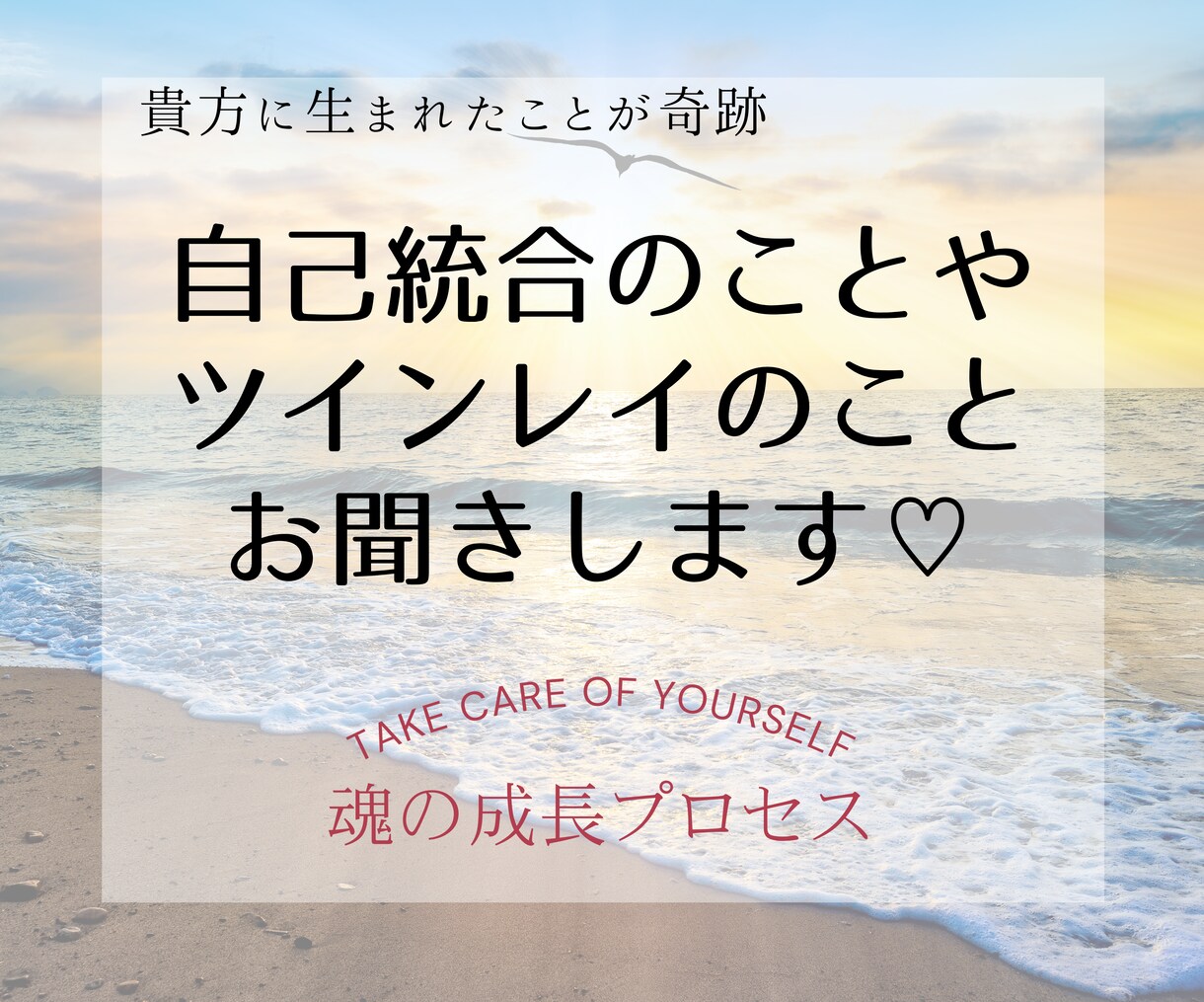 自己統合のお話し♥️短時間から何でもお聞きます 魂の成長を望む方♡ツインレイ♡宇宙や御神仏に応援される生き方 イメージ1