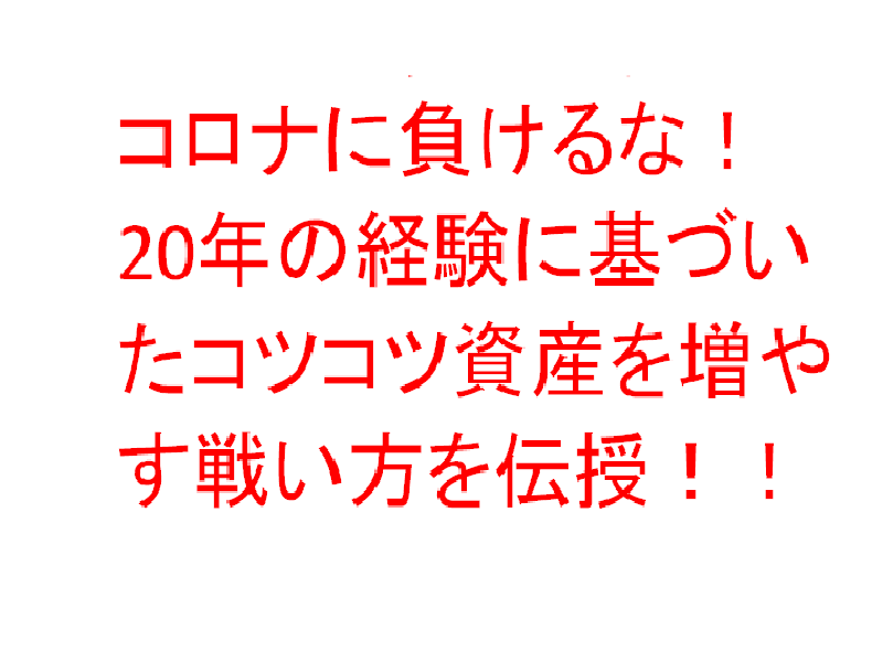 コツコツだけど資産運用の仕方教えます 20年の経験に基づき着実に資産運用のコツを伝授 イメージ1