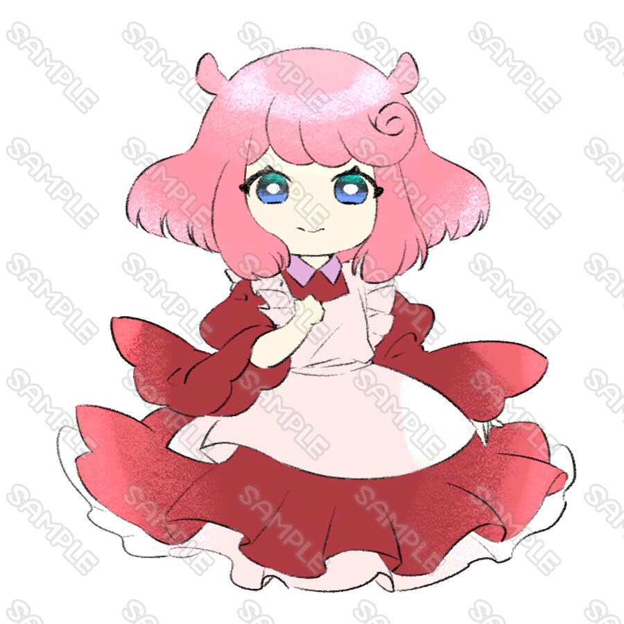 可愛くてぷにっとしたミニキャラを描きます アイコンやヘッダー、壁紙、グッズなどの用途に！ イメージ3