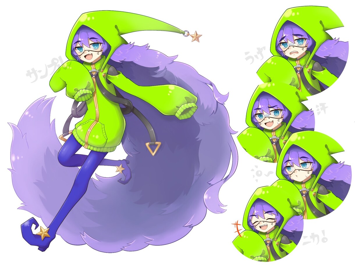 キャラクター描きます アイコンや動画用イラスト、立ち絵が必要な方へ イメージ5