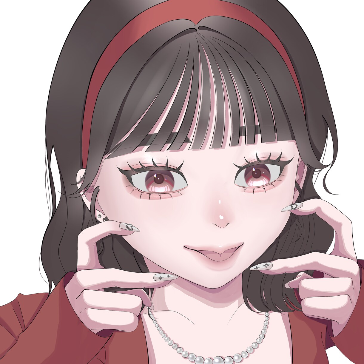 SNSアイコン・バストアップ描きます 透明感×やわ色で雰囲気UPします イメージ1