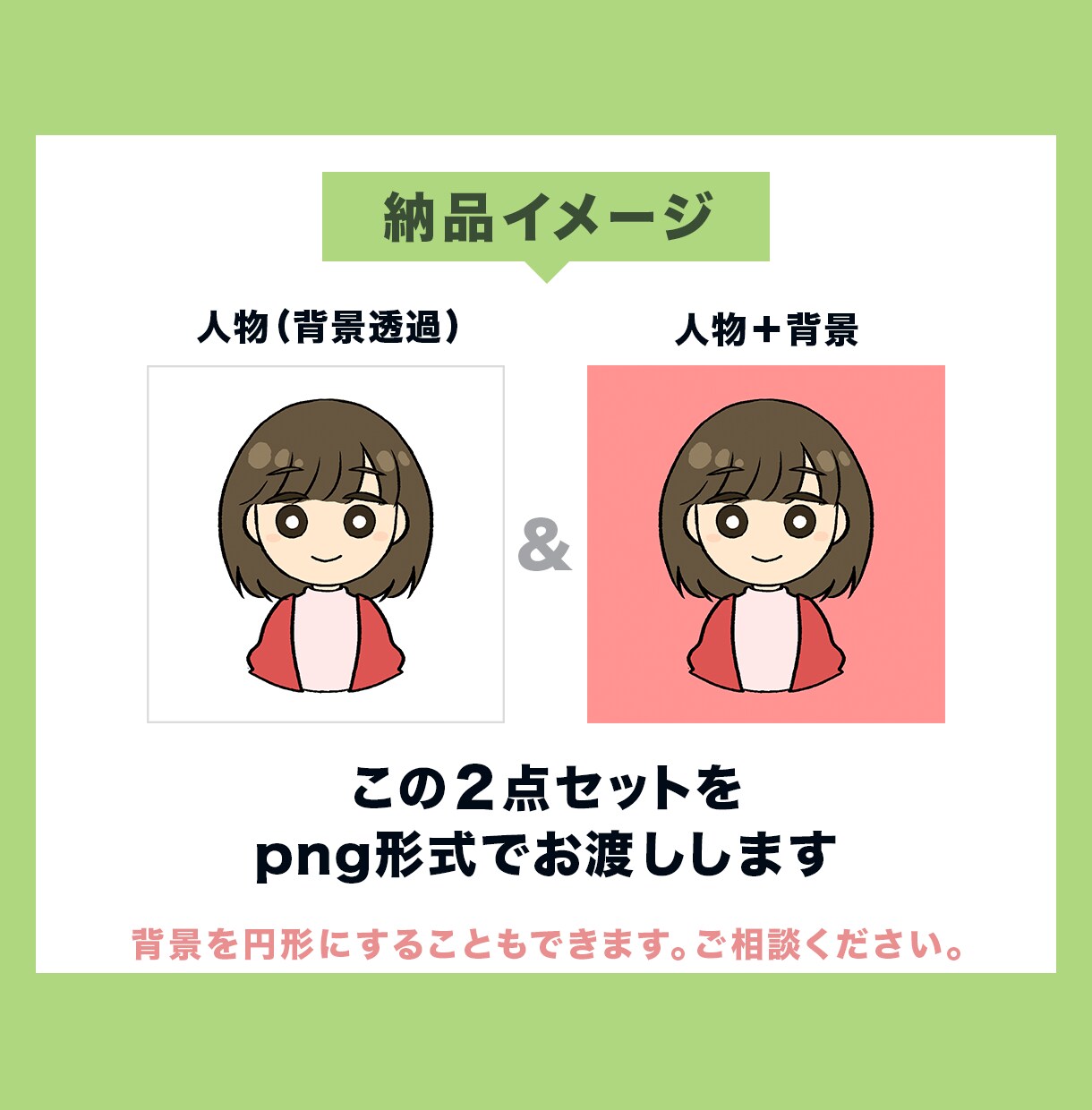 かわいい似顔絵アイコンイラスト描きます SNSやブログ用に。お写真などから描きあげます。 イメージ5