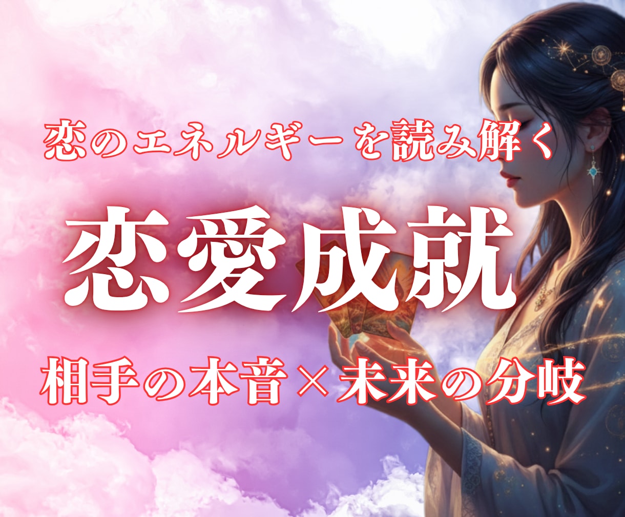 恋愛鑑定｜あの人の気持ち・あなた恋の未来を視ます 片思い・復縁・不倫・彼の気持ち｜運命の流れを読み解きます イメージ1