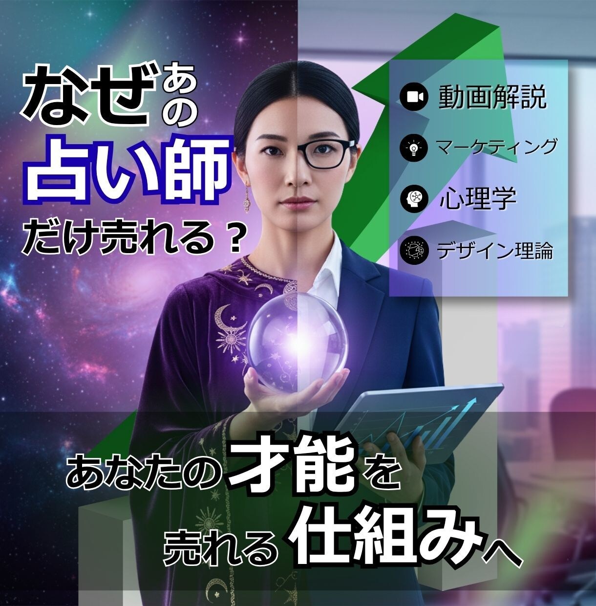 占い師専門｜マーケティング・コンサルします 【本気で鑑定士として生きていきたい方向け】 イメージ1