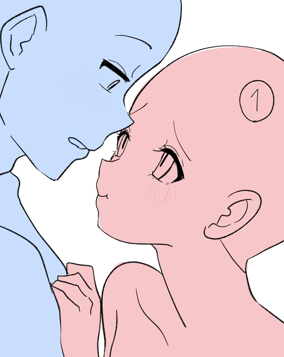 カップル、夢絵イラスト制作します 【初回割引実施中】テンプレート型イラストだから高品質で格安！ イメージ3
