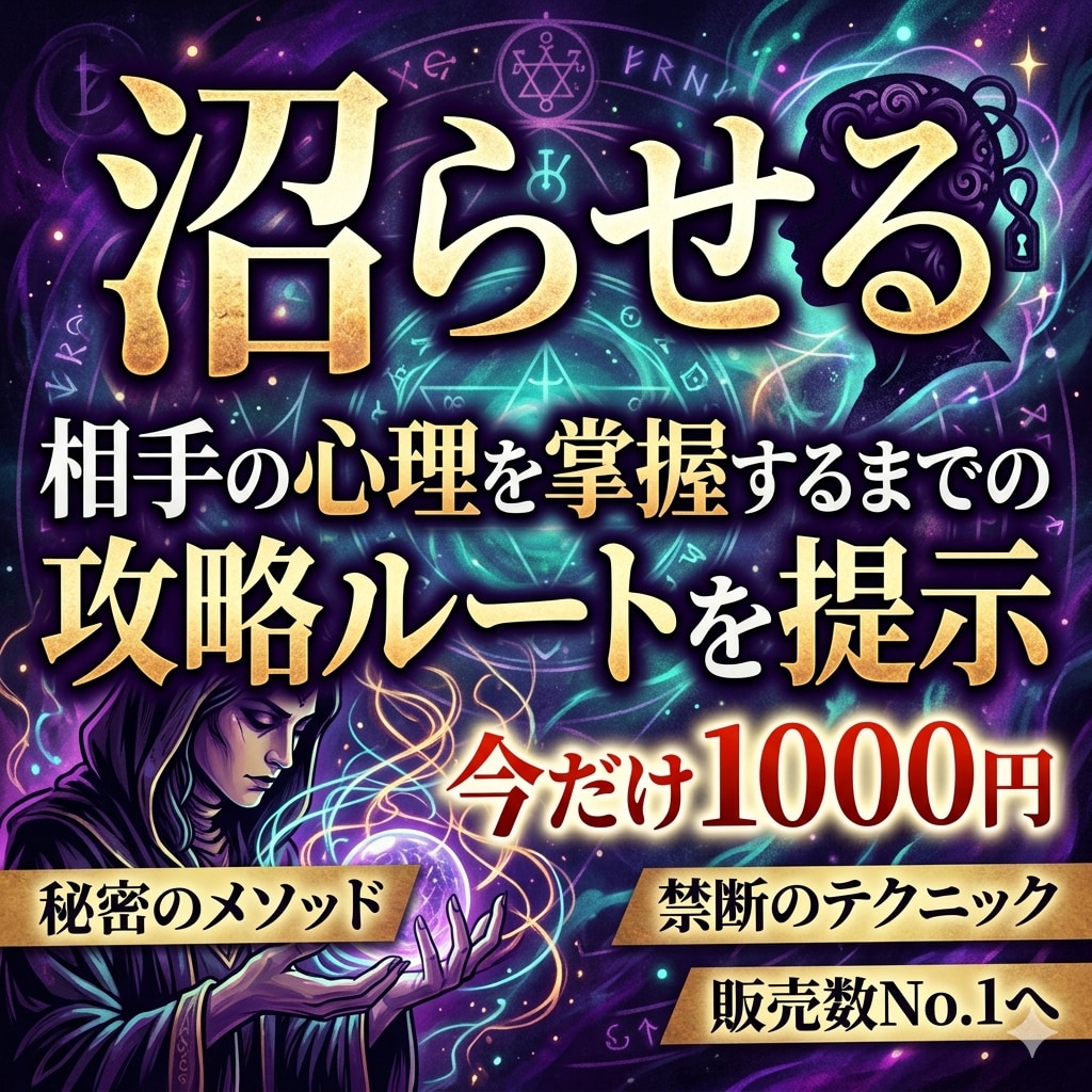 当てるだけで終わらない。恋の戦略を設計します 相手を沼らせる心理統計学と占術の力を貴女にも イメージ1