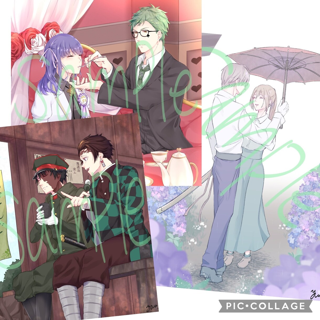夢絵、イラストお描きします サムネ、挿絵等、コテキャ用立ち絵、BLGLお受け致します！ イメージ2