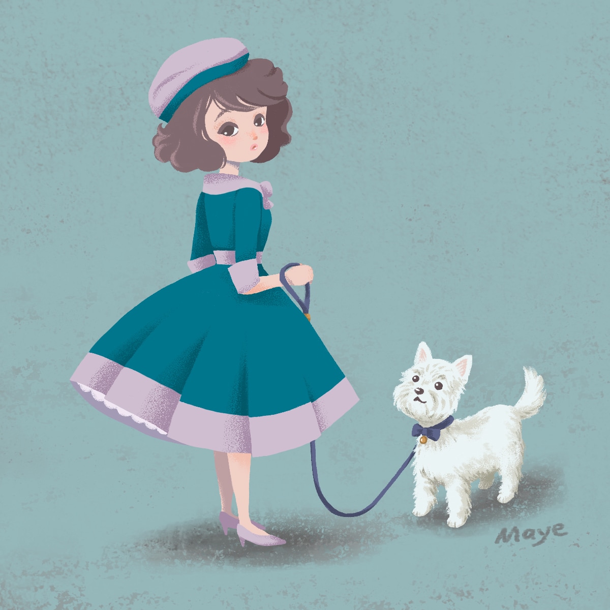 ほんわかタッチで可愛い人物イラストお描きします 商用利用可！ストーリーのあるイラスト、絵本や小説の挿絵に イメージ7