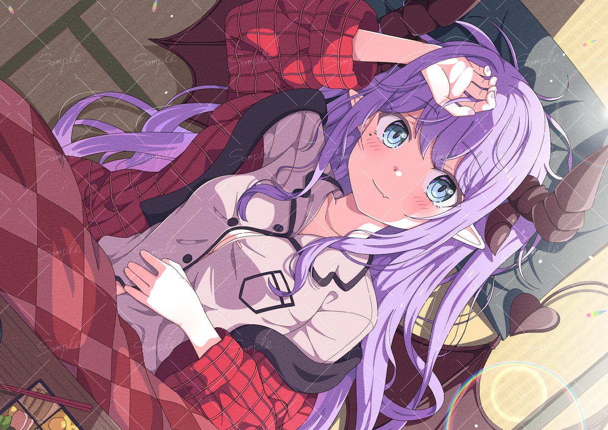 アニメ調のイラスト描きます 修正無しのサービス価格プラン♪ イメージ1