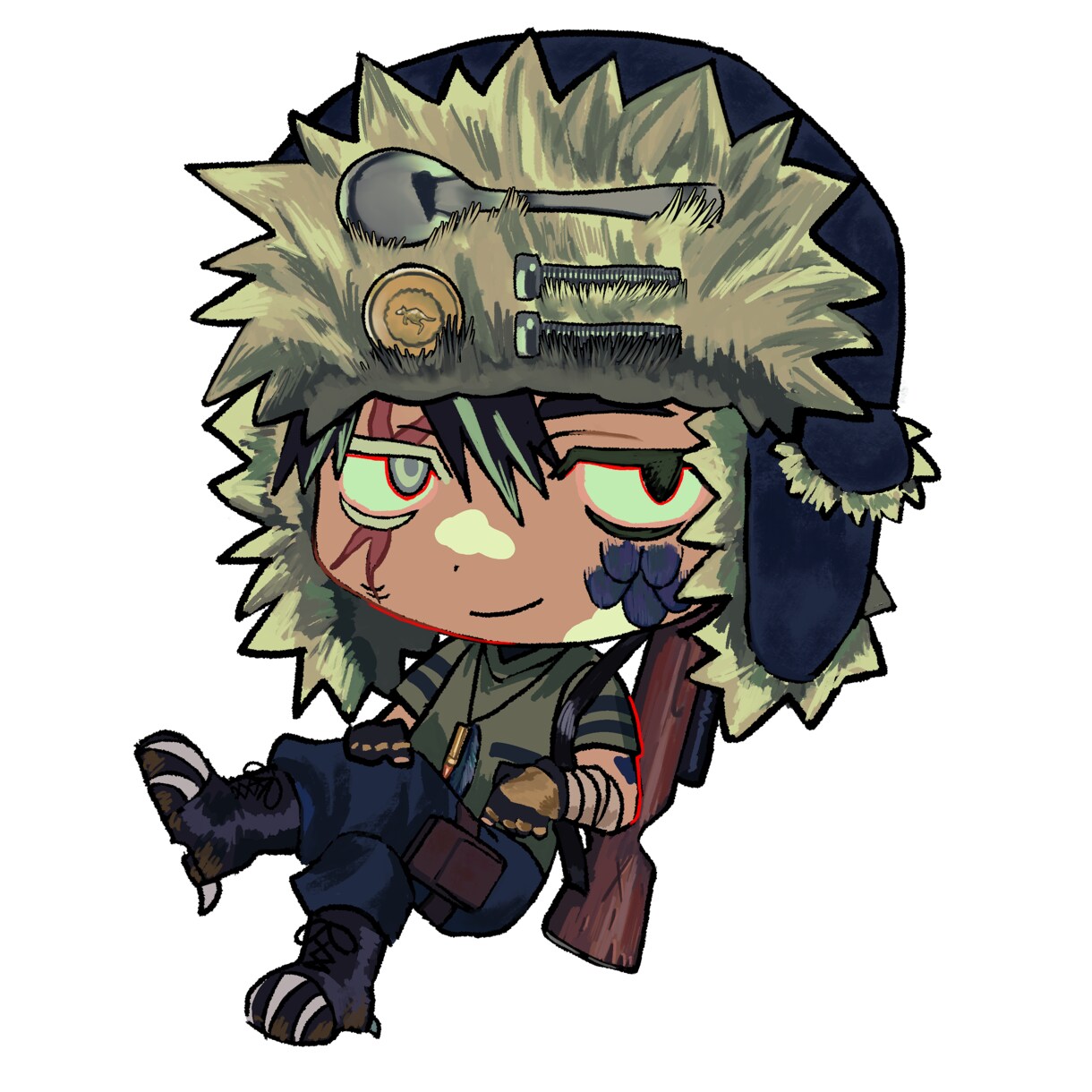 ダークで可愛いちびキャラを描きます インパクトのある可愛いちびキャラを描きます！ イメージ4