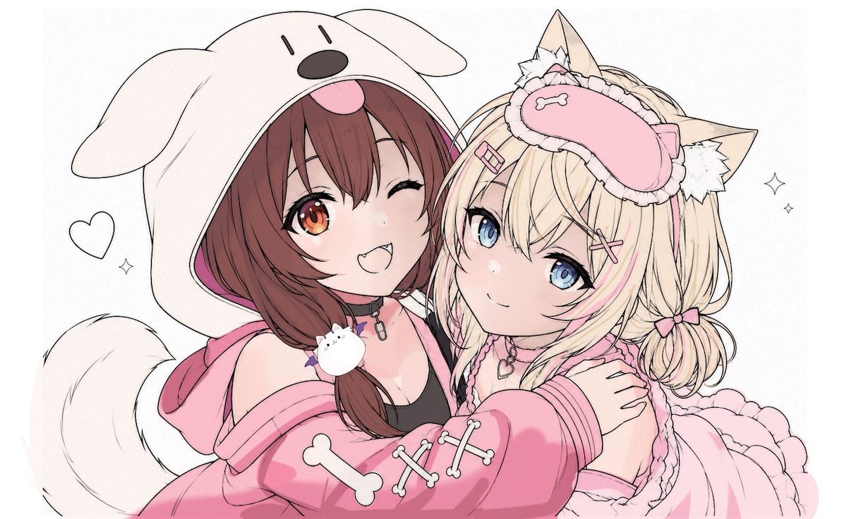 高品質な女の子のイラスト描きます アイコンイラスト、サムネイラスト、グッズイラスト等 イメージ1