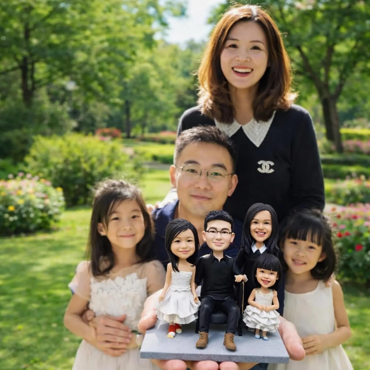写真から作るフィギュア｜家族写真 似顔人形ます オーダーメイド家族 にそっくり世界に一つの記念品 家族記念日 イメージ4