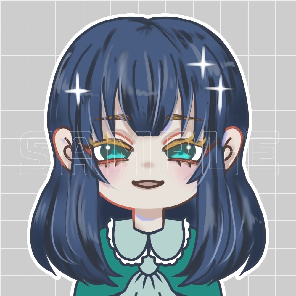 かわいいキャラアイコン描きます 女の子、男の子、ケモ耳、ツノっこなどOK イメージ2
